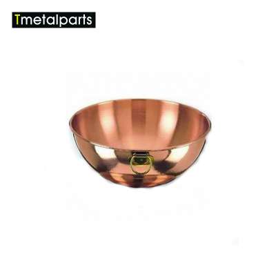 China OEM customized high quality metal spinning Brass Copper bowl